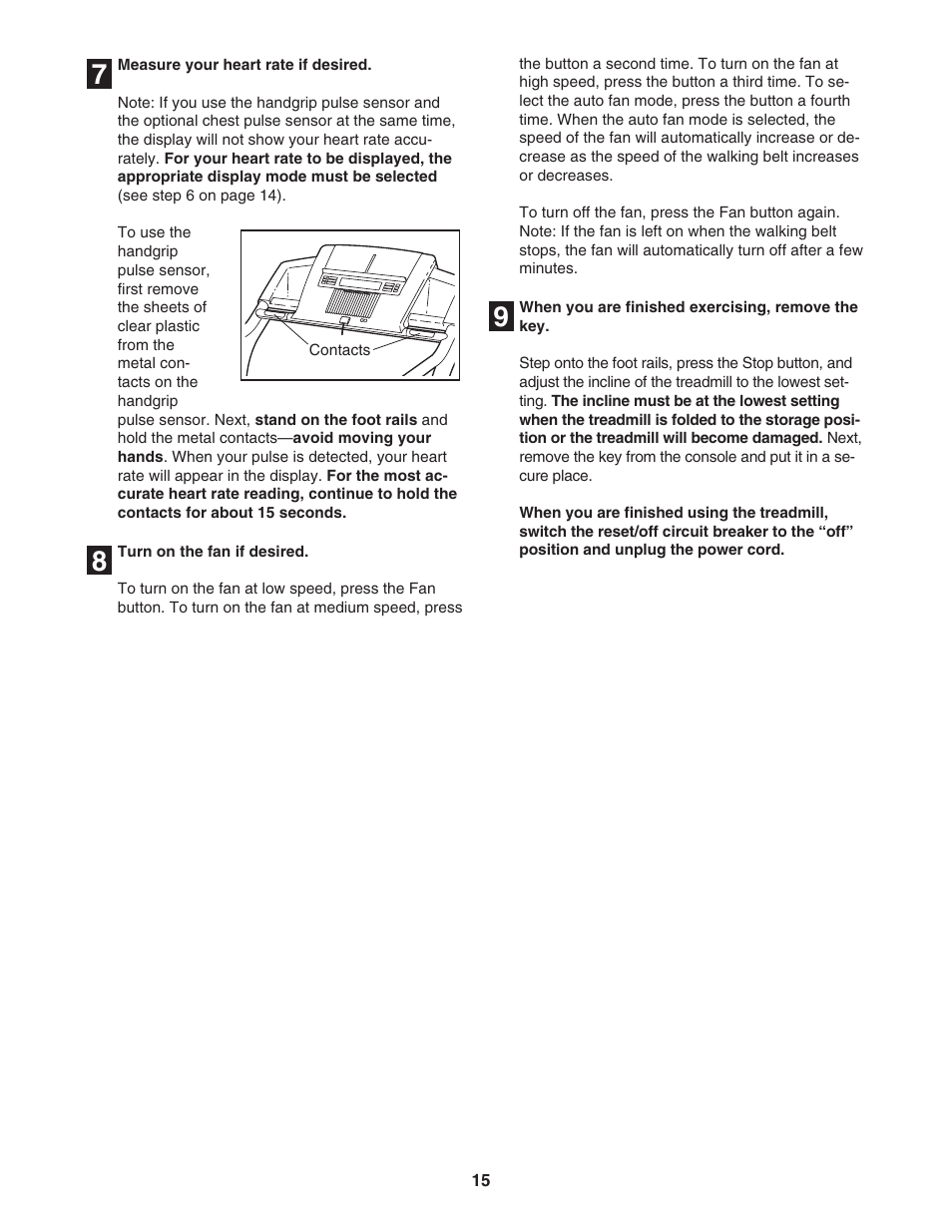 NordicTrack C2300 NTL12905.5 User Manual | Page 15 / 38