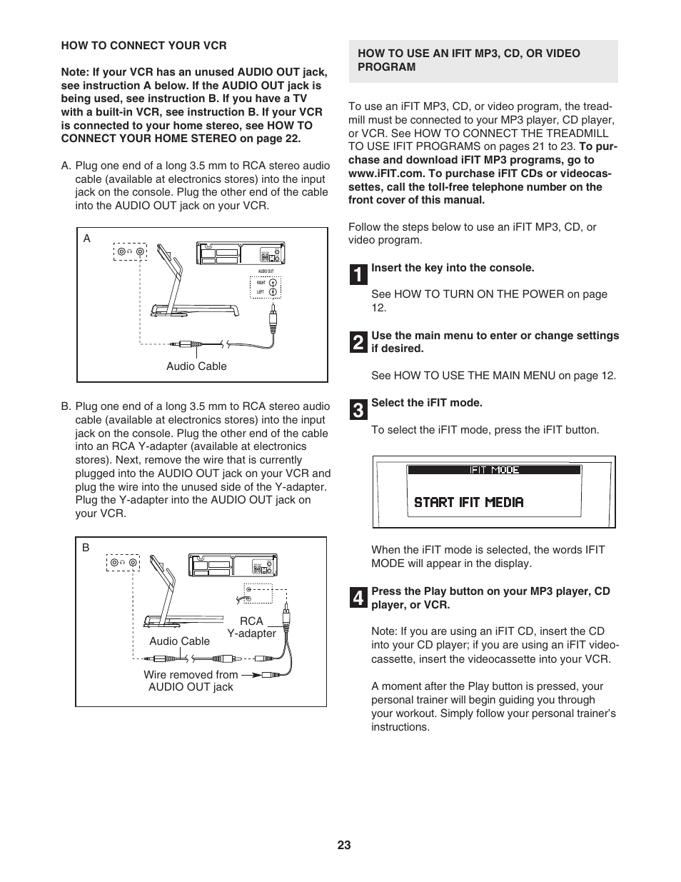 NordicTrack C2300 NTL12905.5 User Manual | Page 23 / 38