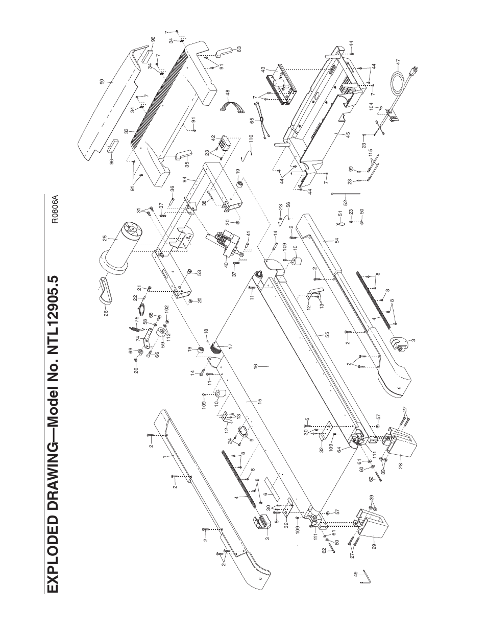 R0 8 0 6 a | NordicTrack C2300 NTL12905.5 User Manual | Page 36 / 38