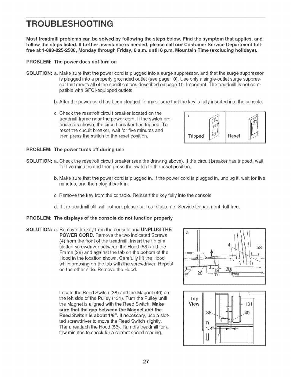 Troubleshooting | NordicTrack NTL17950 User Manual | Page 27 / 34