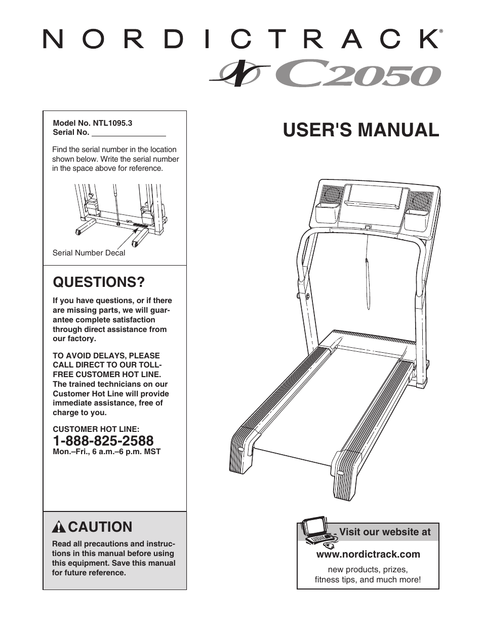 NordicTrack NTL1095.3 User Manual | 34 pages