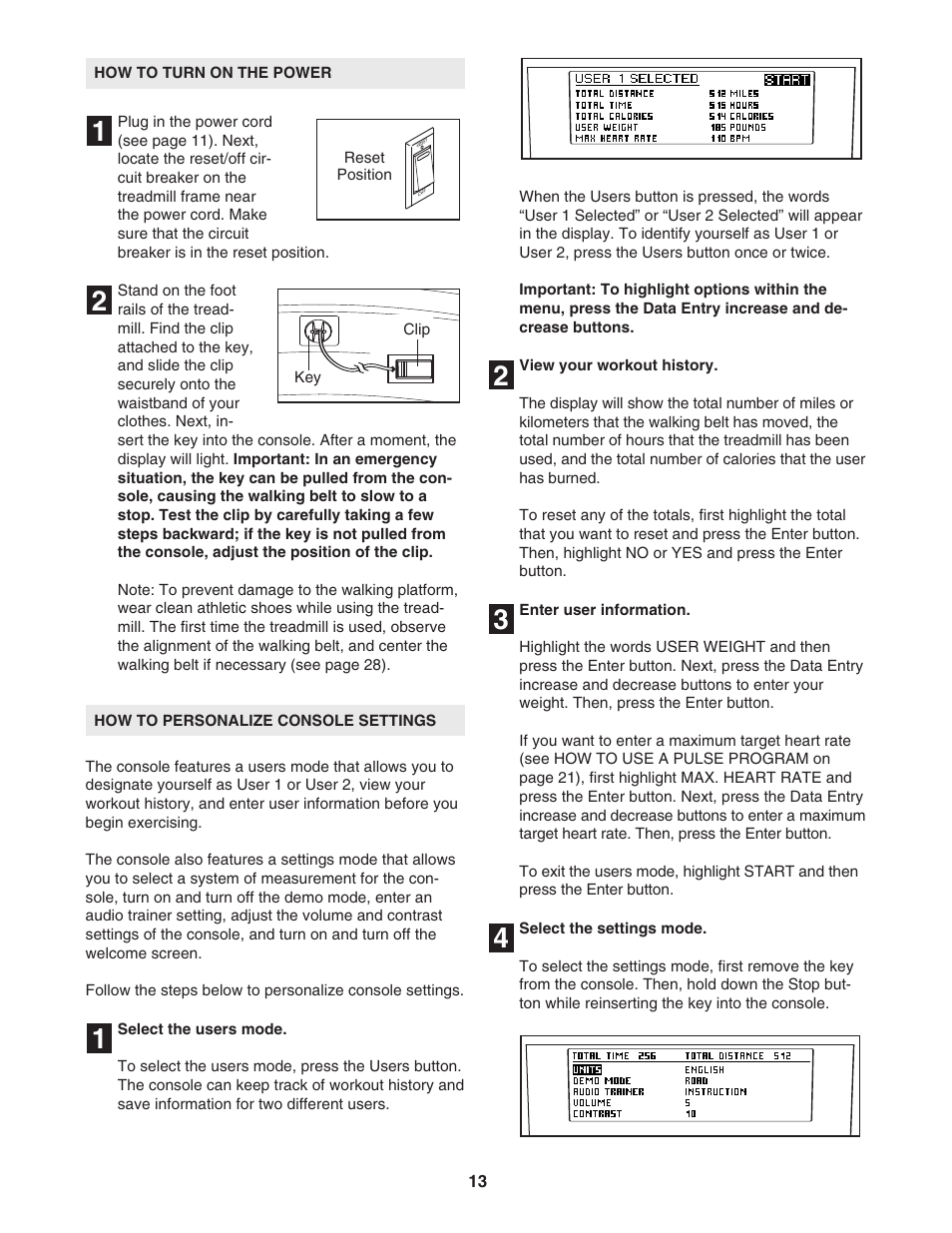 NordicTrack ELITE 2900 0603.0 User Manual | Page 13 / 34