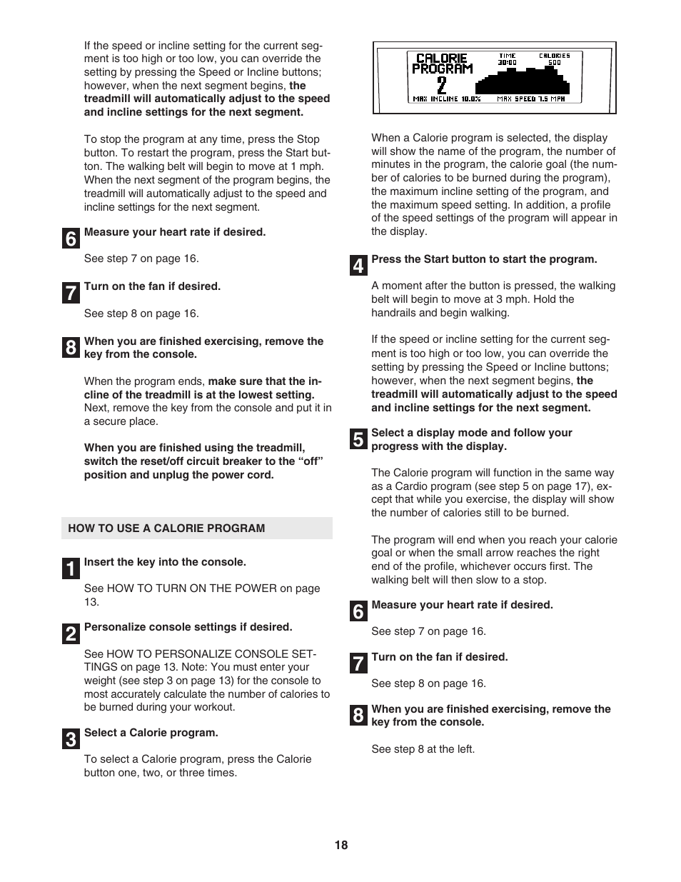 NordicTrack ELITE 2900 0603.0 User Manual | Page 18 / 34