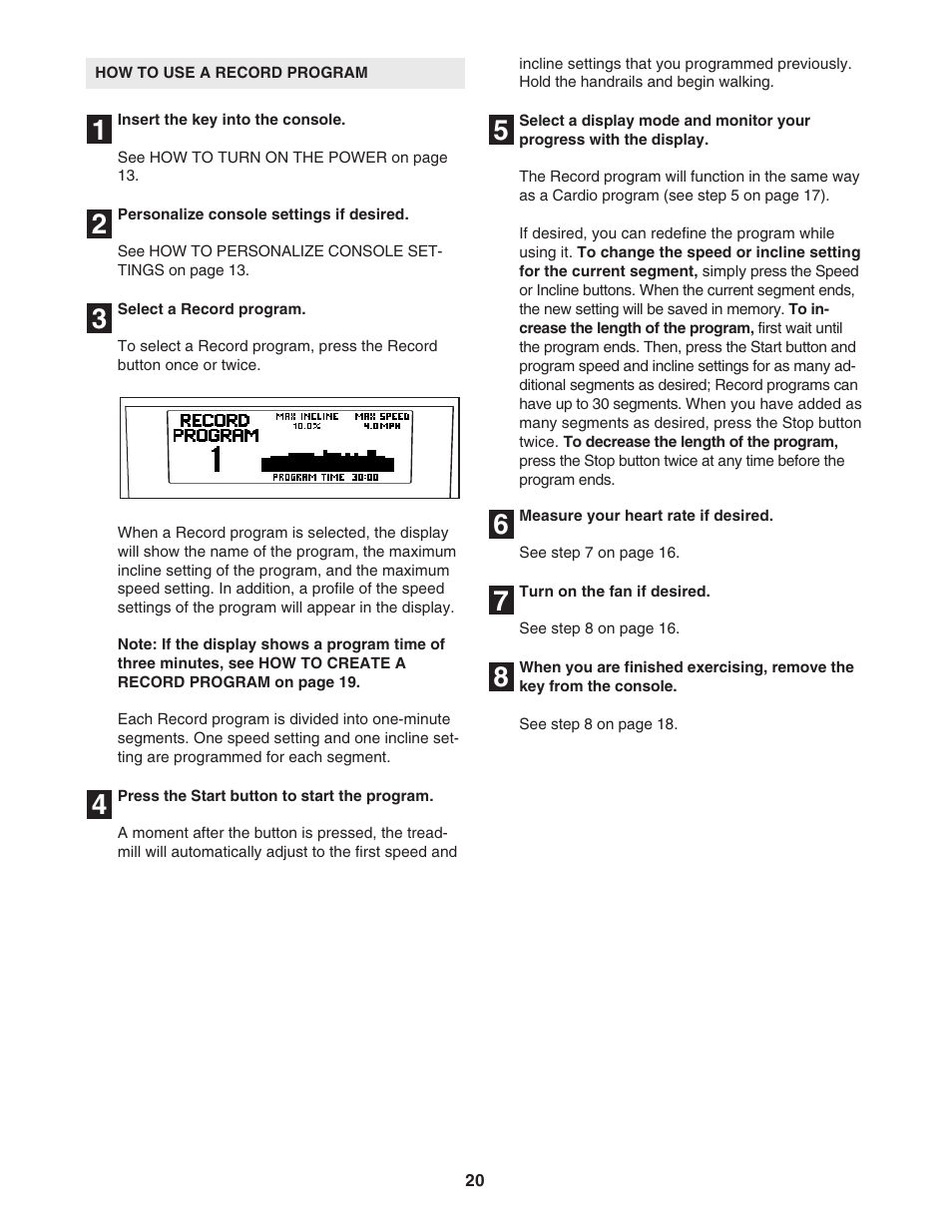NordicTrack ELITE 2900 0603.0 User Manual | Page 20 / 34