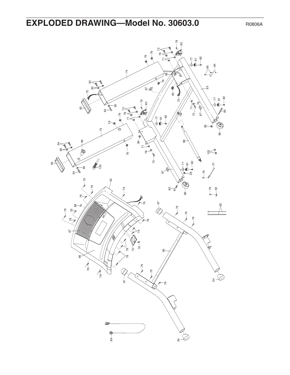 R0806a | NordicTrack ELITE 2900 0603.0 User Manual | Page 33 / 34