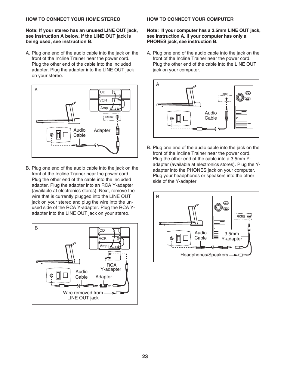 NordicTrack Incline Trainer NTK1494.1 User Manual | Page 23 / 38