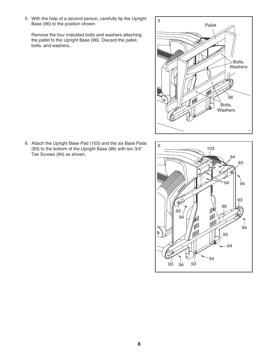 NordicTrack Incline Trainer NTK1494.1 User Manual | Page 8 / 38