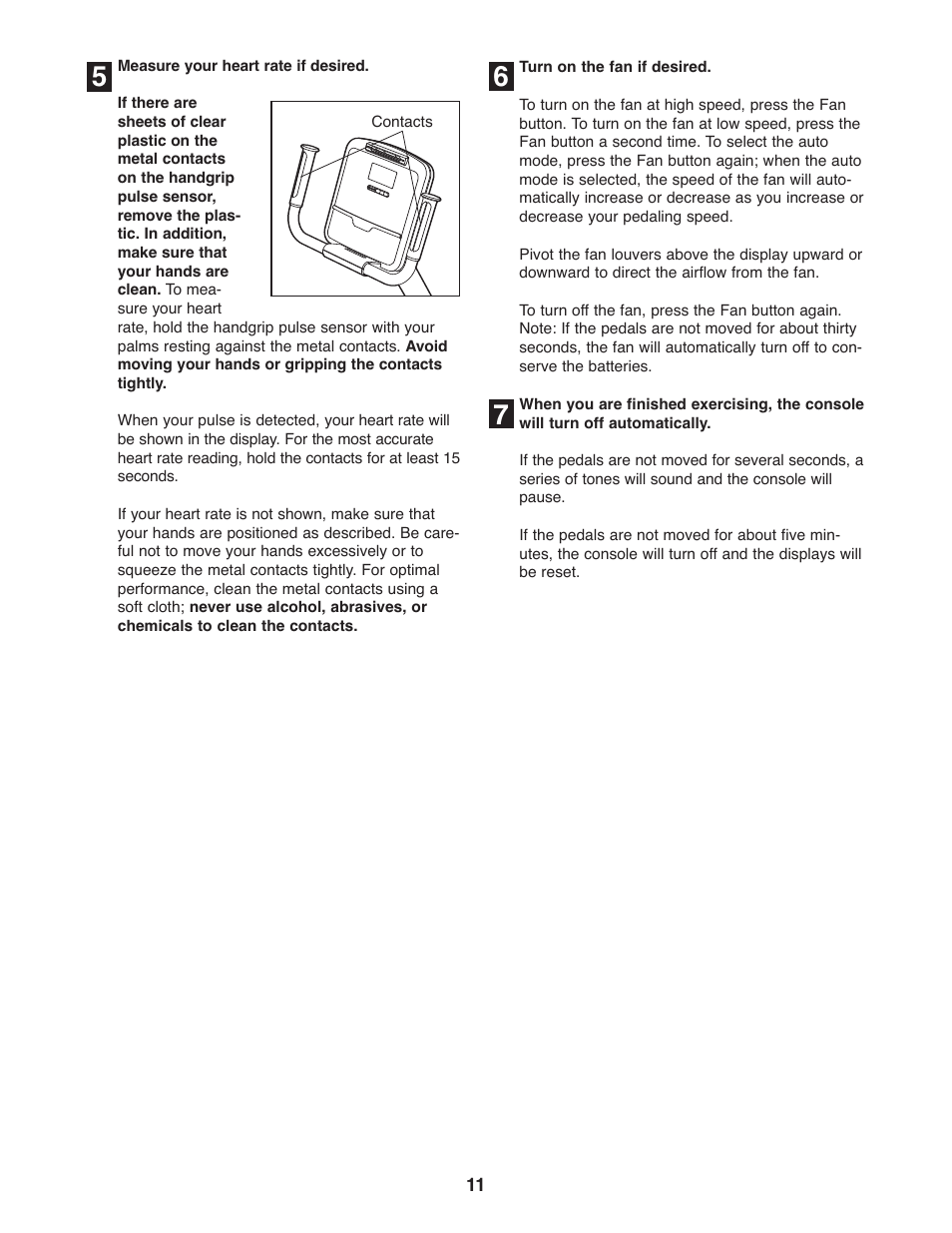 NordicTrack AudioRider NTEX4196.0 User Manual | Page 11 / 20