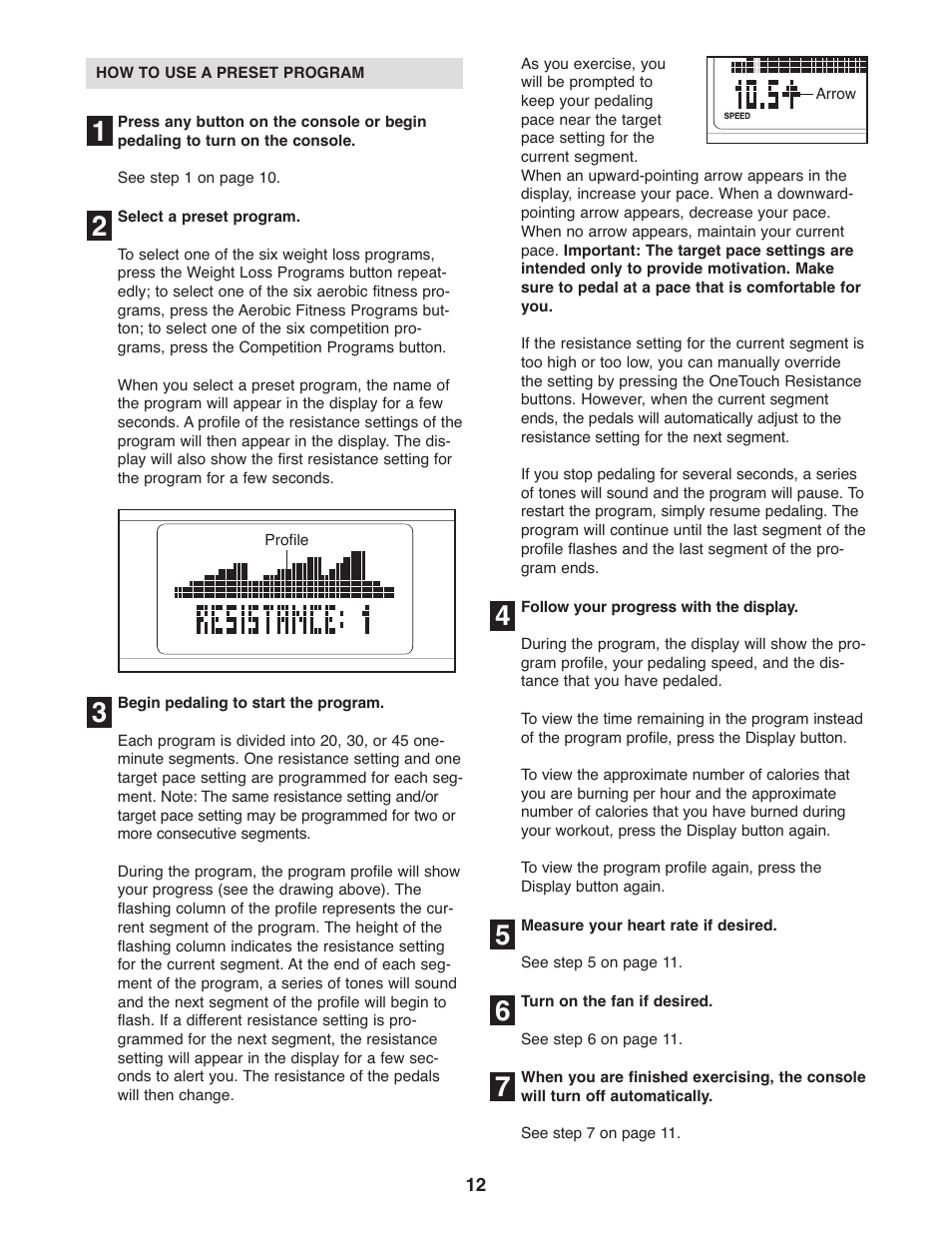 NordicTrack AudioRider NTEX4196.0 User Manual | Page 12 / 20
