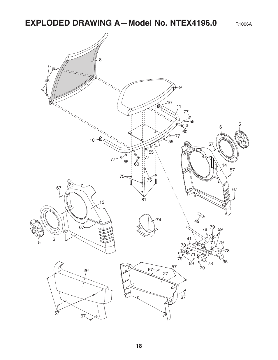 NordicTrack AudioRider NTEX4196.0 User Manual | Page 18 / 20