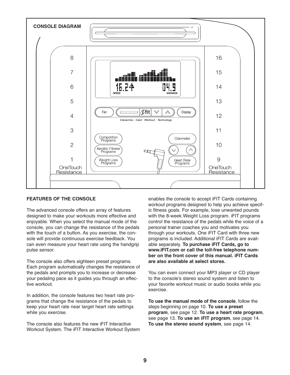 NordicTrack AudioRider NTEX4196.0 User Manual | Page 9 / 20