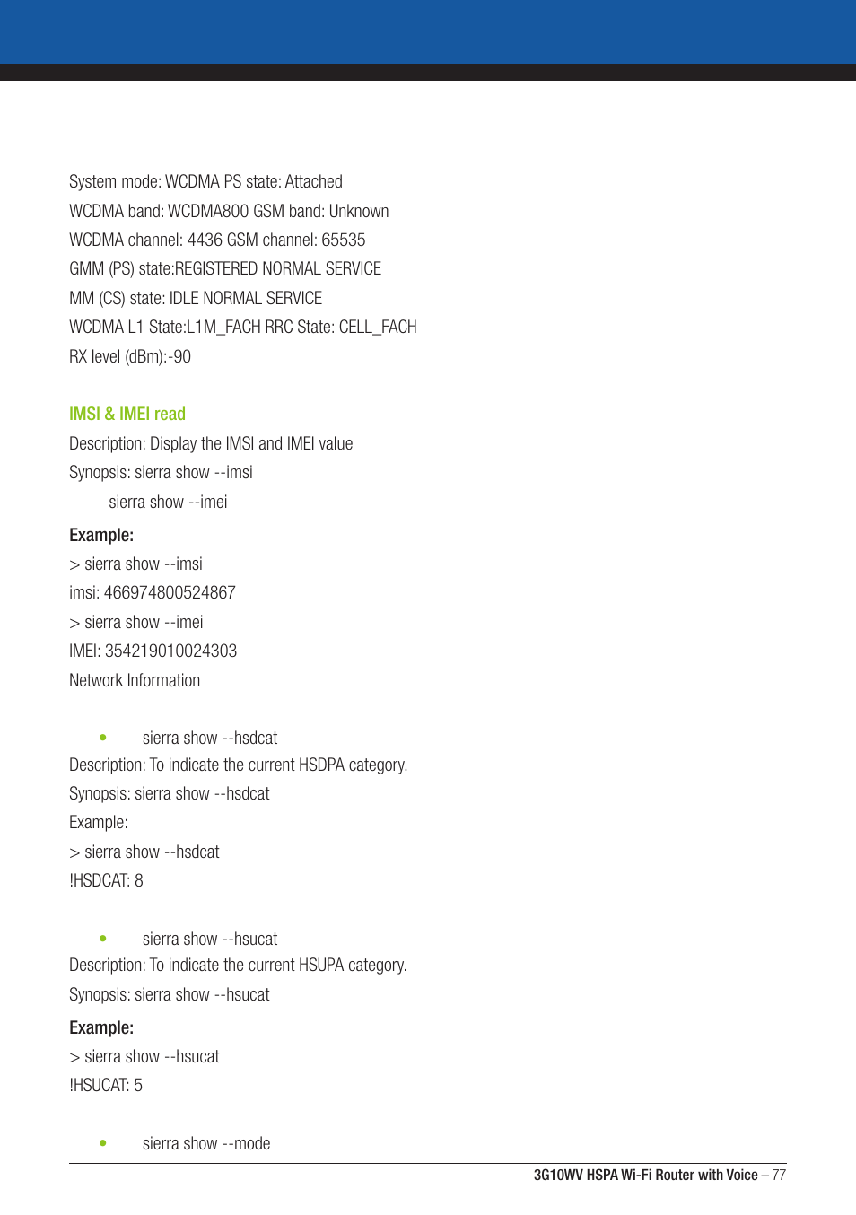 NordicTrack ROUTER WITH VOICE 3G10WV User Manual | Page 77 / 96