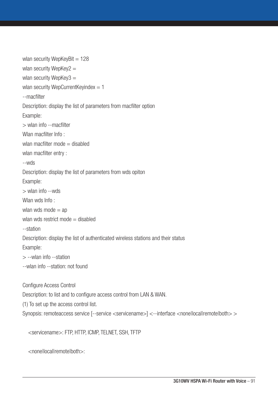 NordicTrack ROUTER WITH VOICE 3G10WV User Manual | Page 91 / 96