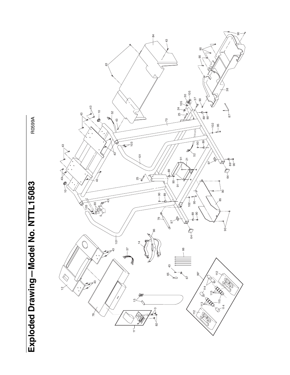 R0599a | NordicTrack NTTL15083 User Manual | Page 33 / 34