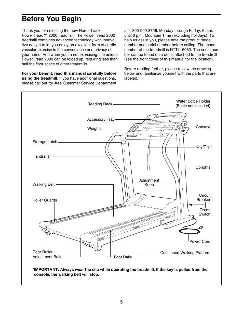 Before you begin | NordicTrack NTTL15083 User Manual | Page 5 / 34