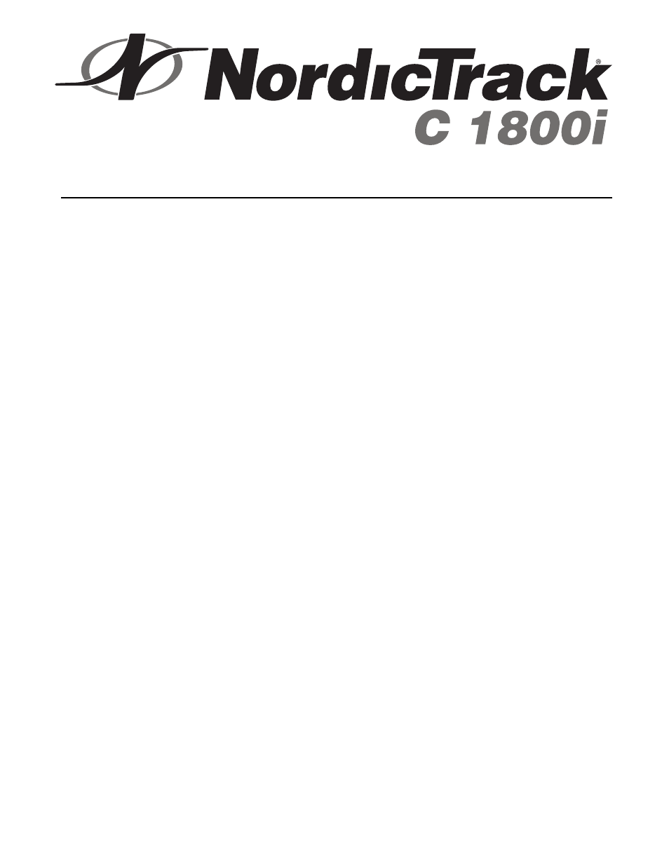 NordicTrack C 1800i NTL99030 User Manual | Page 2 / 30