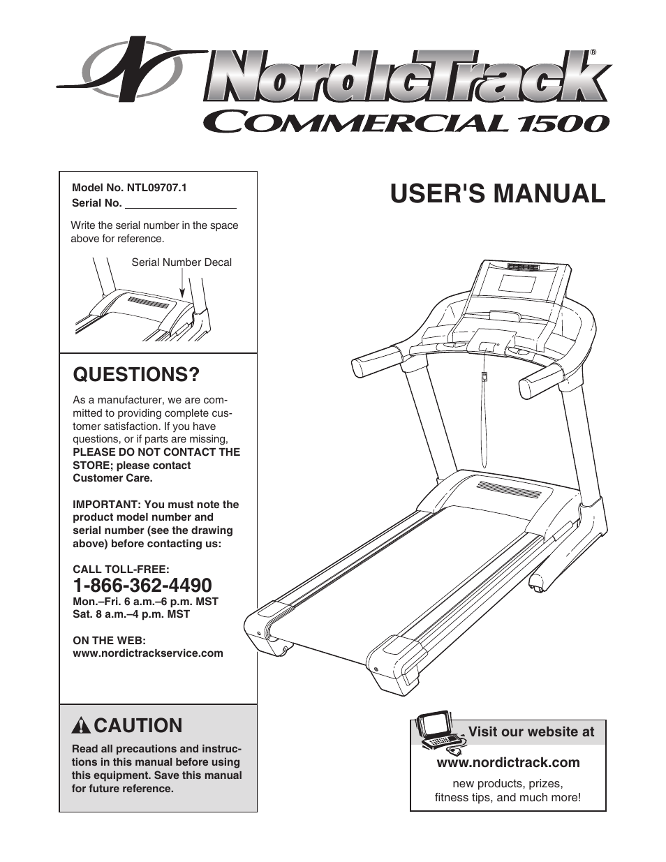 NordicTrack COMMERCIAL NTL09707.1 User Manual | 30 pages