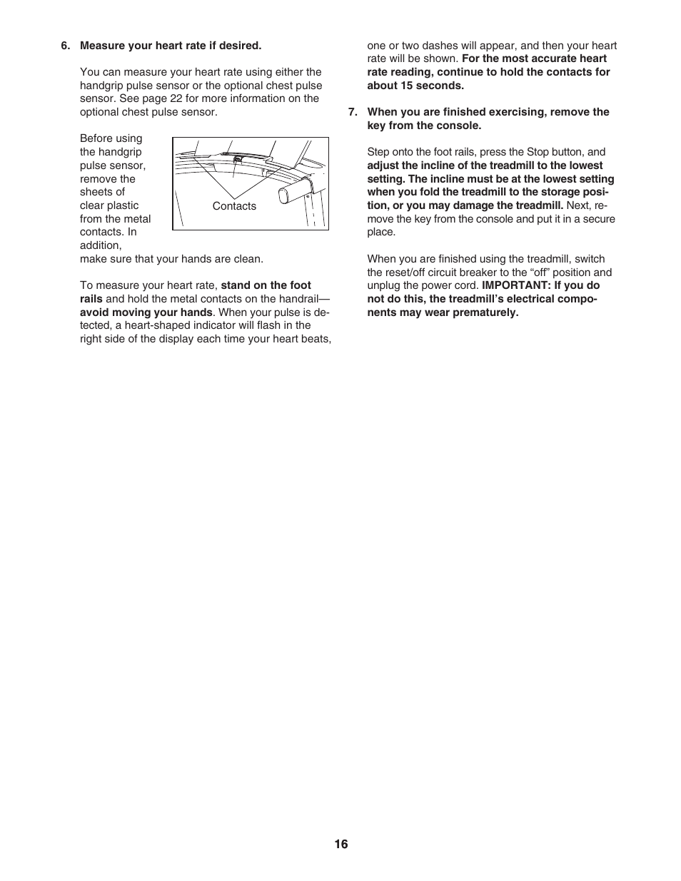 NordicTrack A2350 NTL07007.3 User Manual | Page 16 / 36