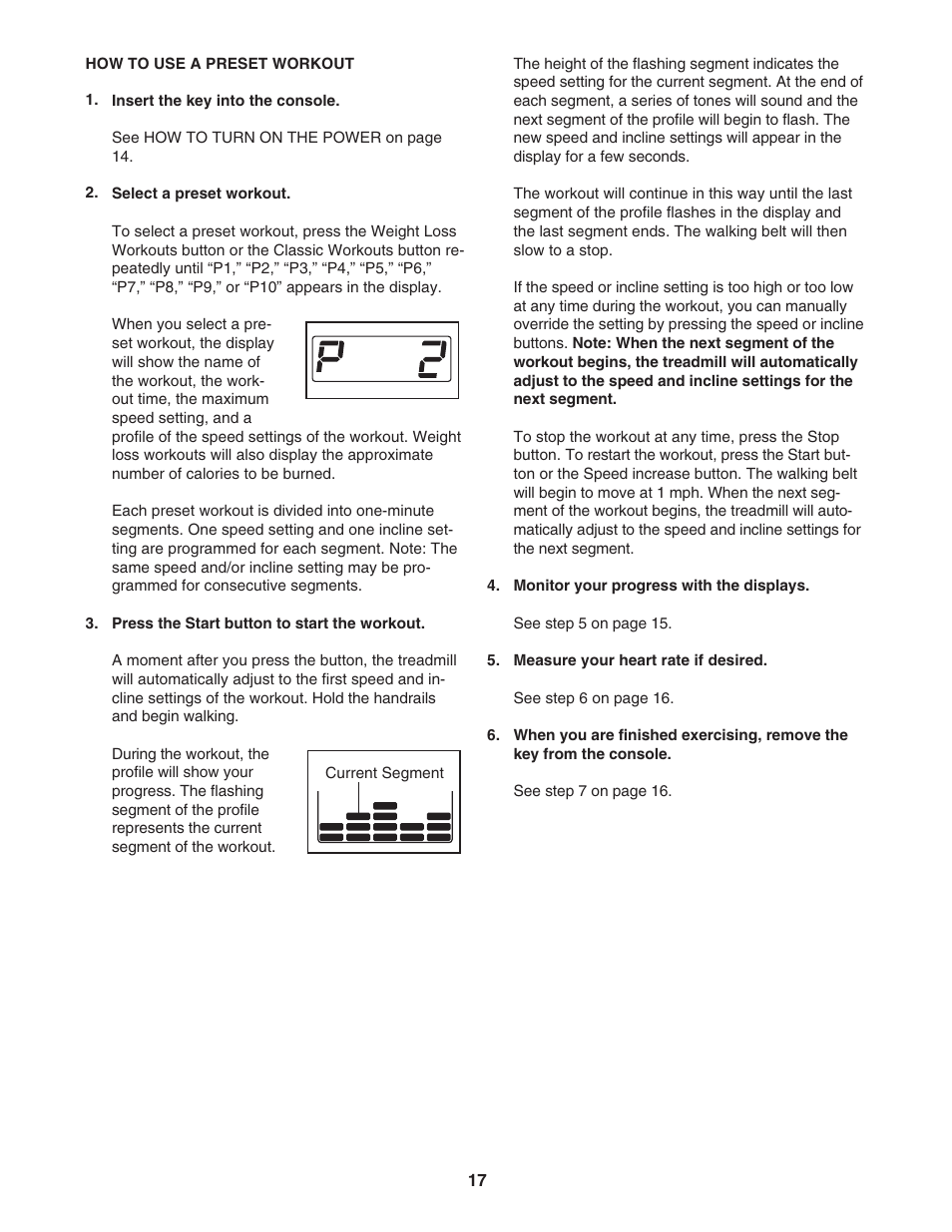 NordicTrack A2350 NTL07007.3 User Manual | Page 17 / 36