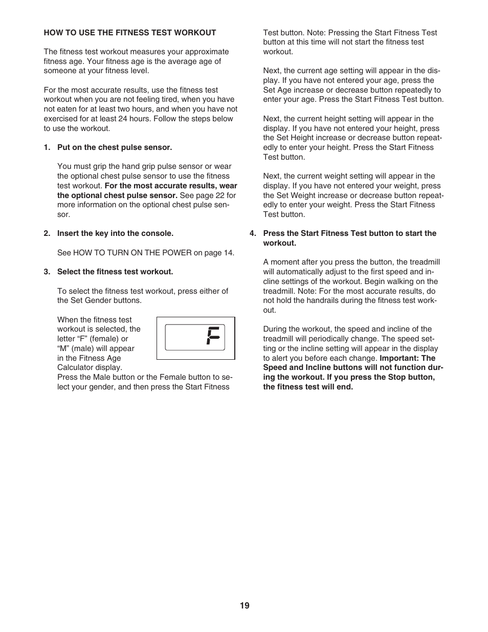 NordicTrack A2350 NTL07007.3 User Manual | Page 19 / 36