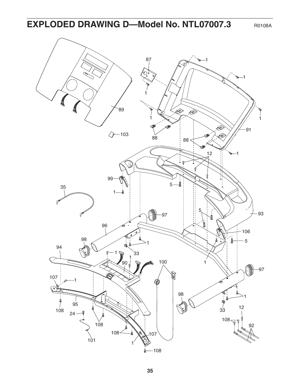 NordicTrack A2350 NTL07007.3 User Manual | Page 35 / 36