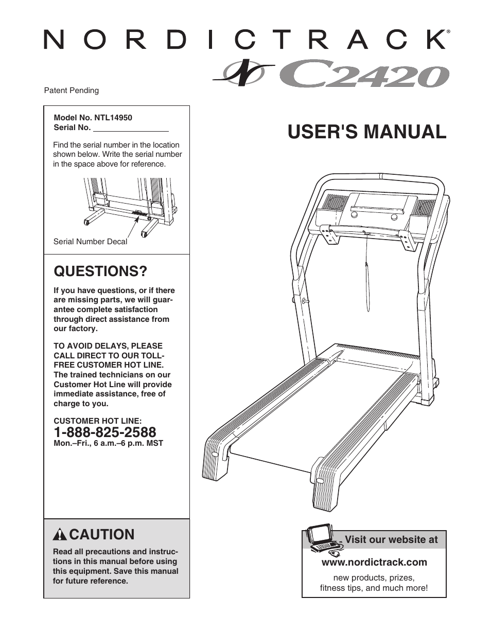 NordicTrack NTL14950 User Manual | 38 pages