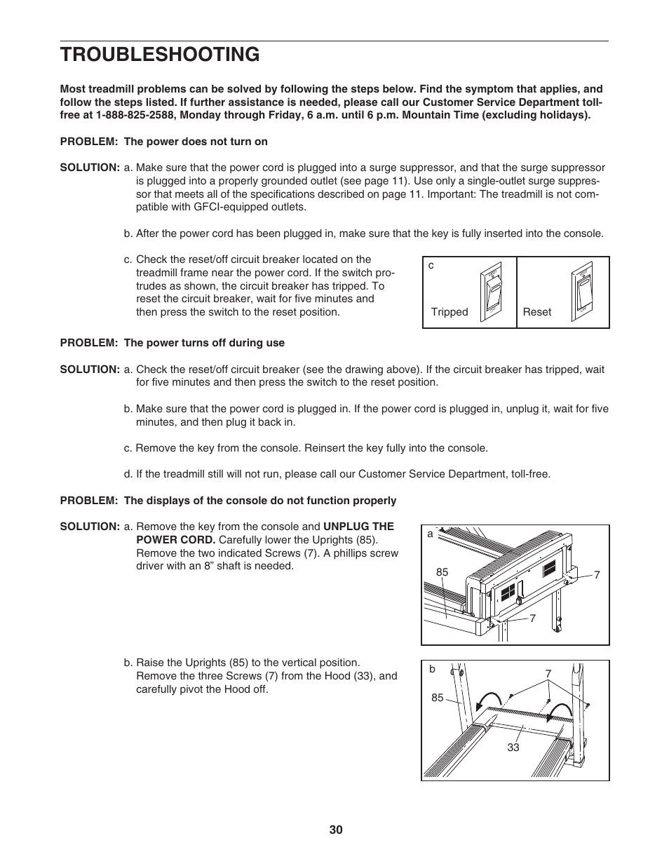 Troubleshooting | NordicTrack NTL14950 User Manual | Page 30 / 38