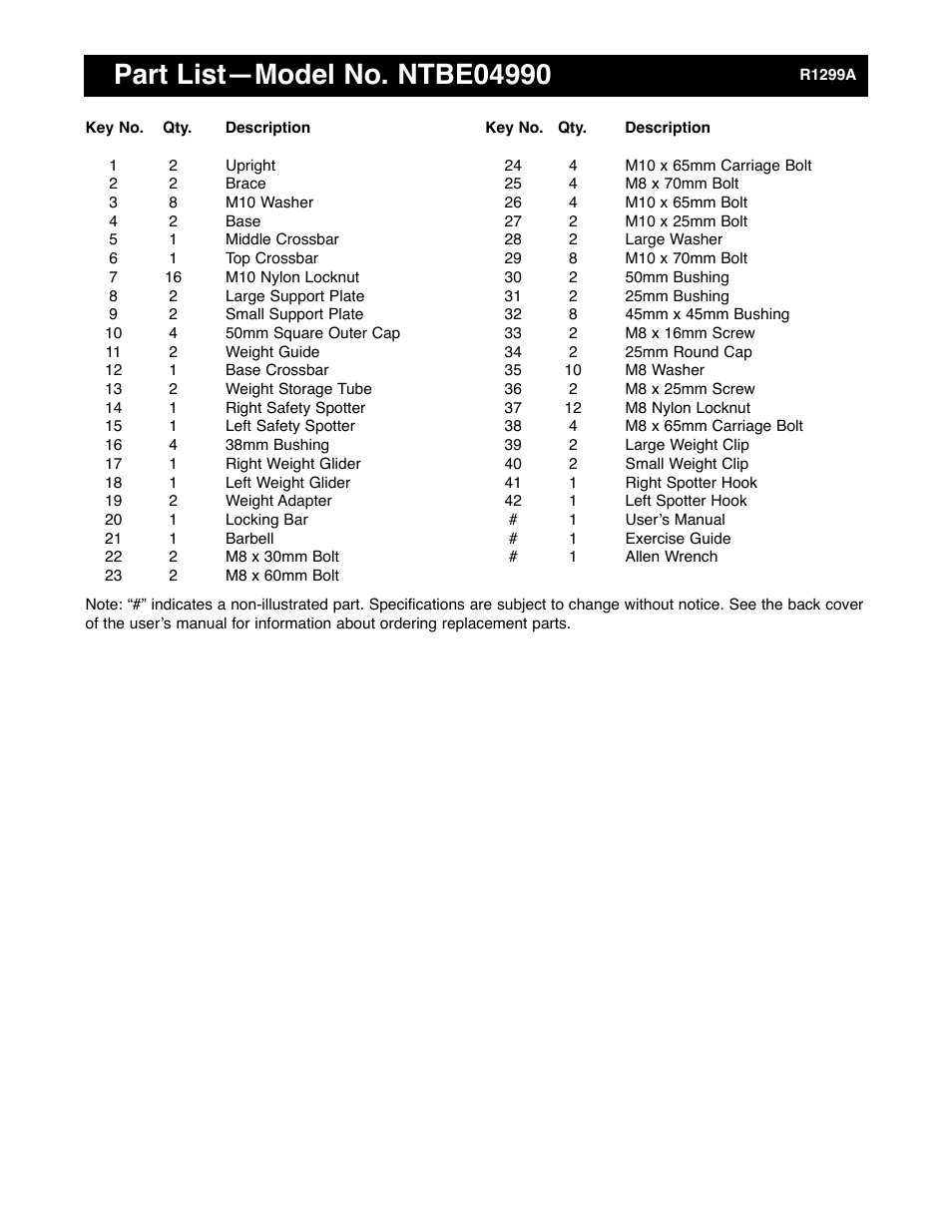 NordicTrack NTBE04990 User Manual | Page 12 / 14