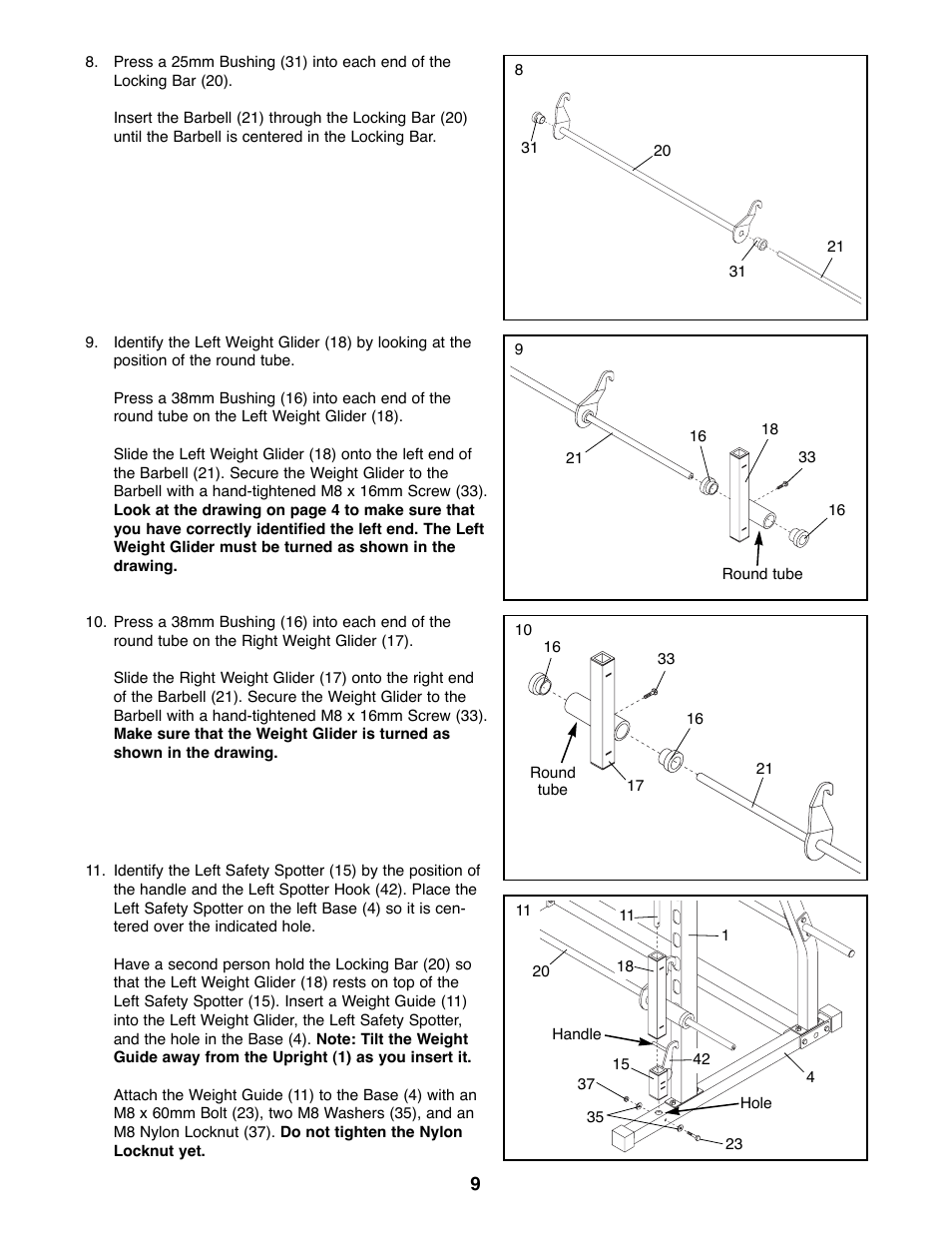 NordicTrack NTBE04990 User Manual | Page 9 / 14