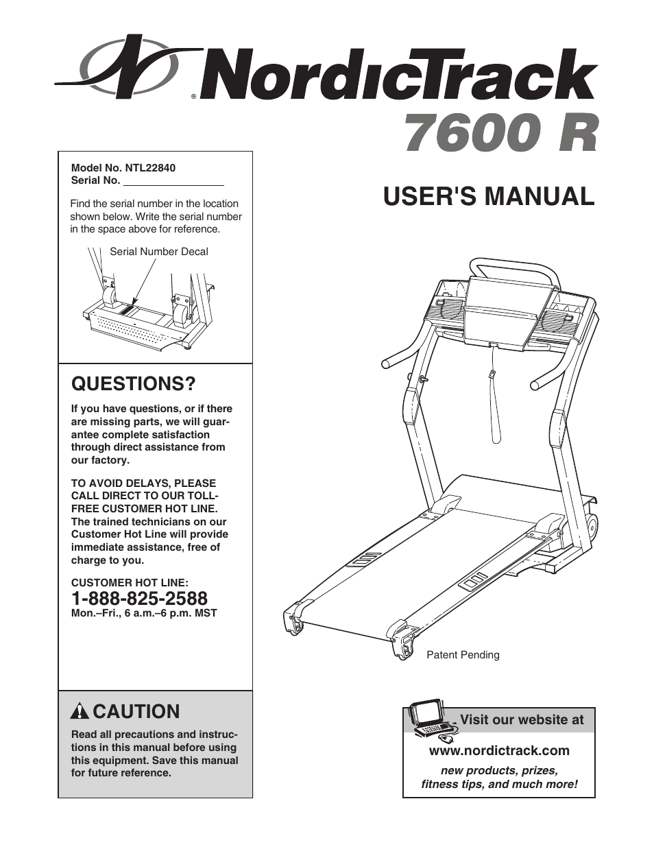 NordicTrack NTL22840 User Manual | 38 pages