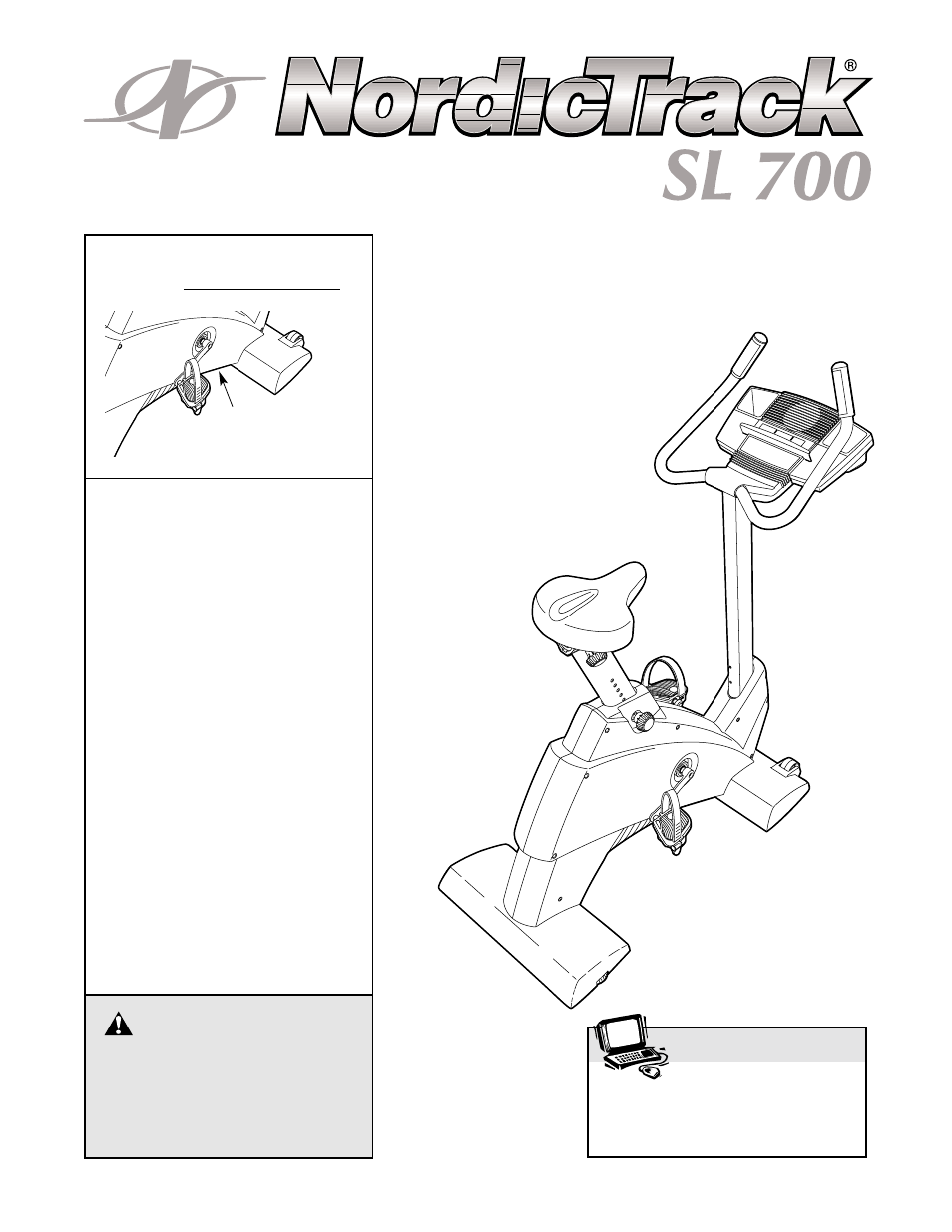 NordicTrack SL 700 NTC59020 User Manual | 24 pages