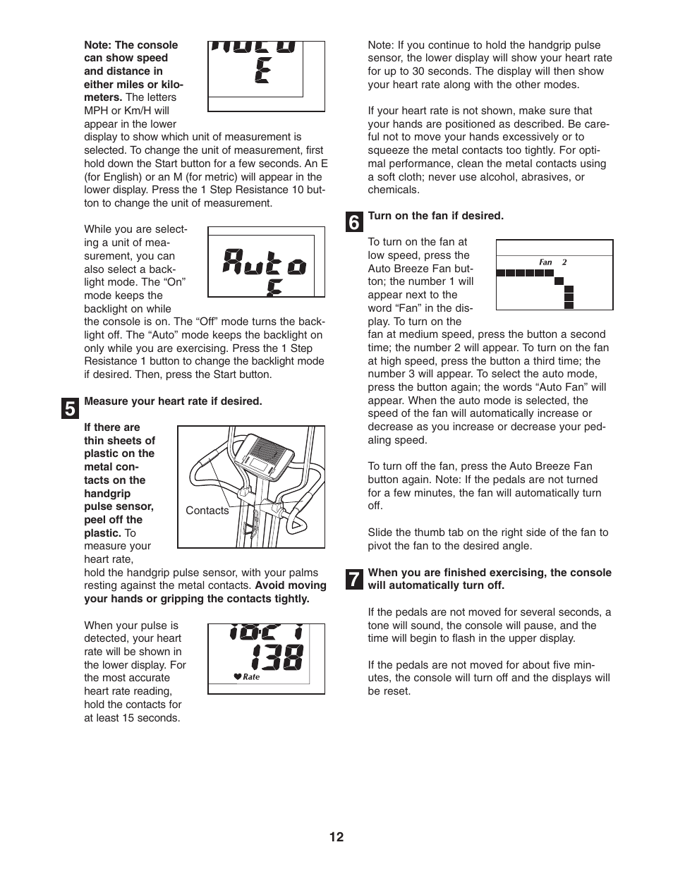 NordicTrack CX 998 NEL7095.2 User Manual | Page 12 / 28