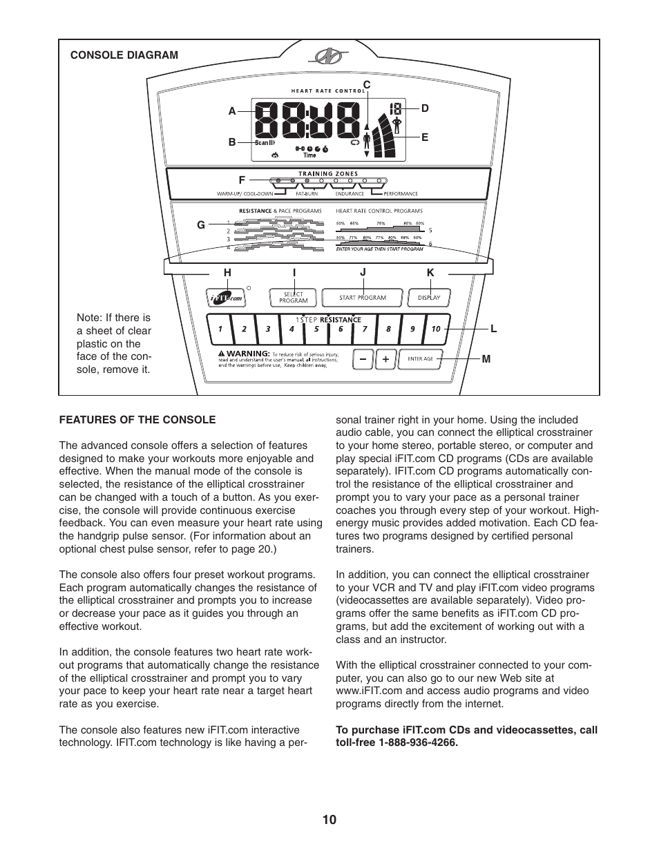 NordicTrack NTCCEL59011 User Manual | Page 10 / 24