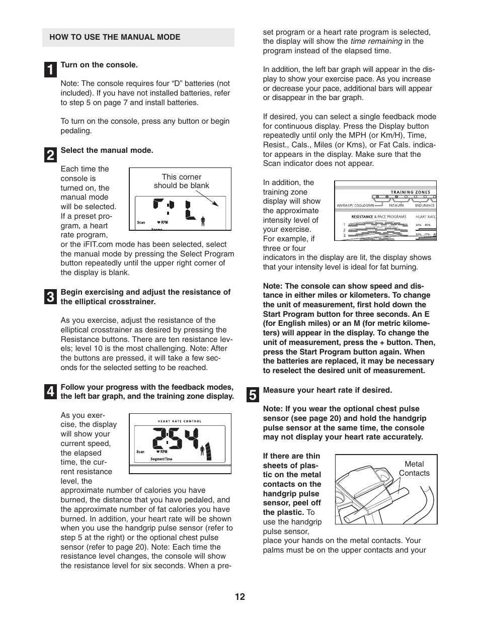 NordicTrack NTCCEL59011 User Manual | Page 12 / 24