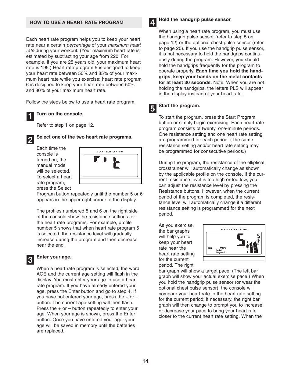 NordicTrack NTCCEL59011 User Manual | Page 14 / 24