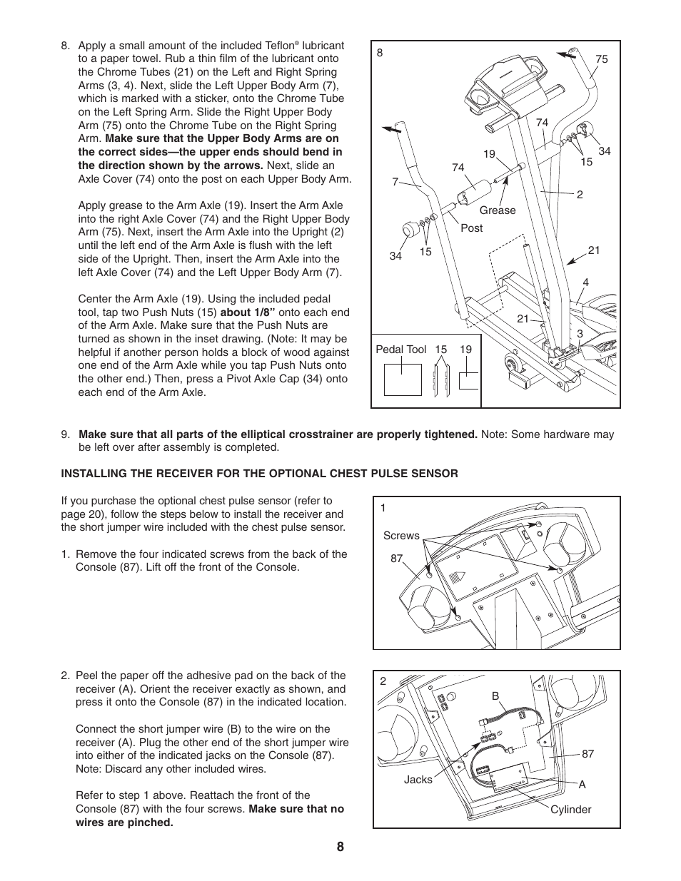NordicTrack NTCCEL59011 User Manual | Page 8 / 24