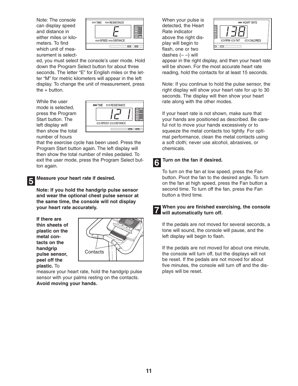 NordicTrack SL 705 NTC05940 User Manual | Page 11 / 24