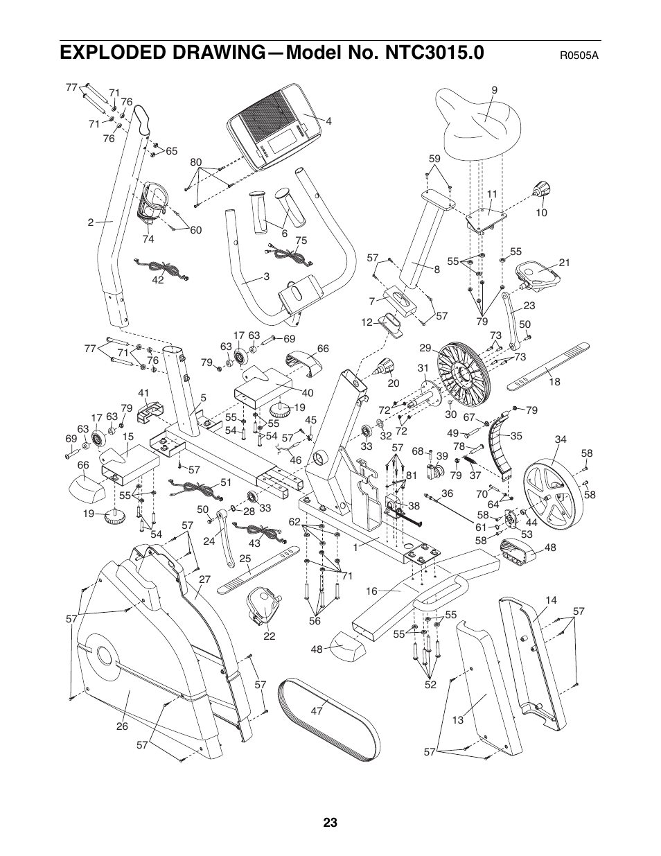 NordicTrack NTC3015.0 User Manual | Page 23 / 24