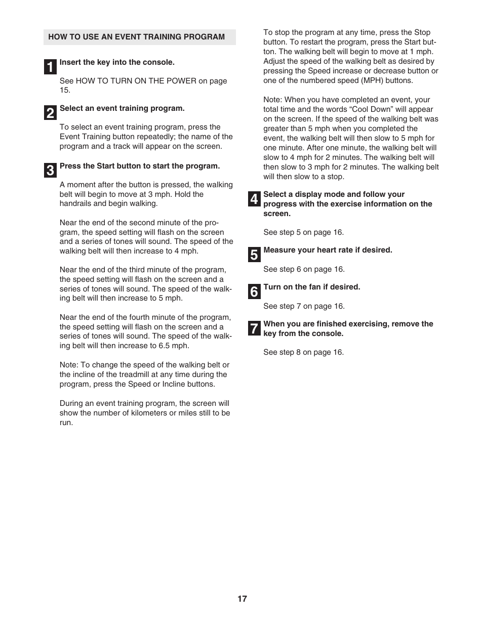 NordicTrack ELITE NTL19806.5 User Manual | Page 17 / 34