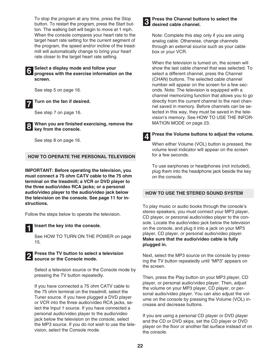 NordicTrack ELITE NTL19806.5 User Manual | Page 22 / 34