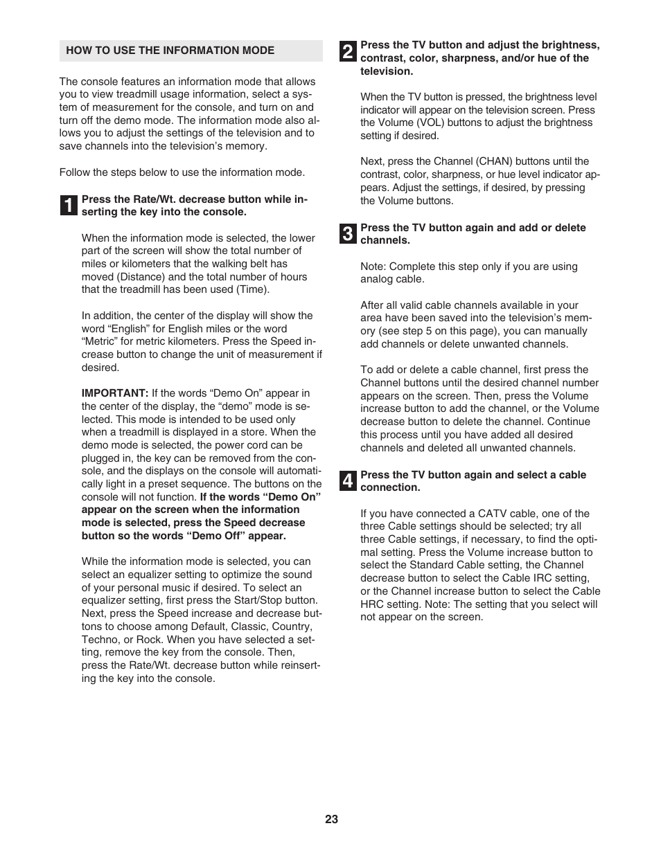 NordicTrack ELITE NTL19806.5 User Manual | Page 23 / 34