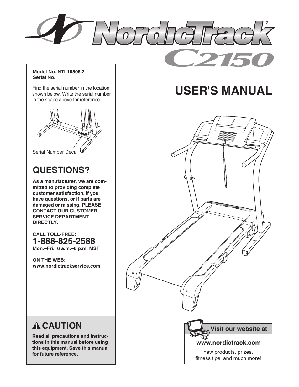 NordicTrack NTL10805.2 User Manual | 34 pages