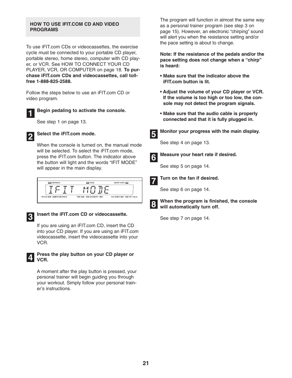 NordicTrack NTC89021 User Manual | Page 21 / 32