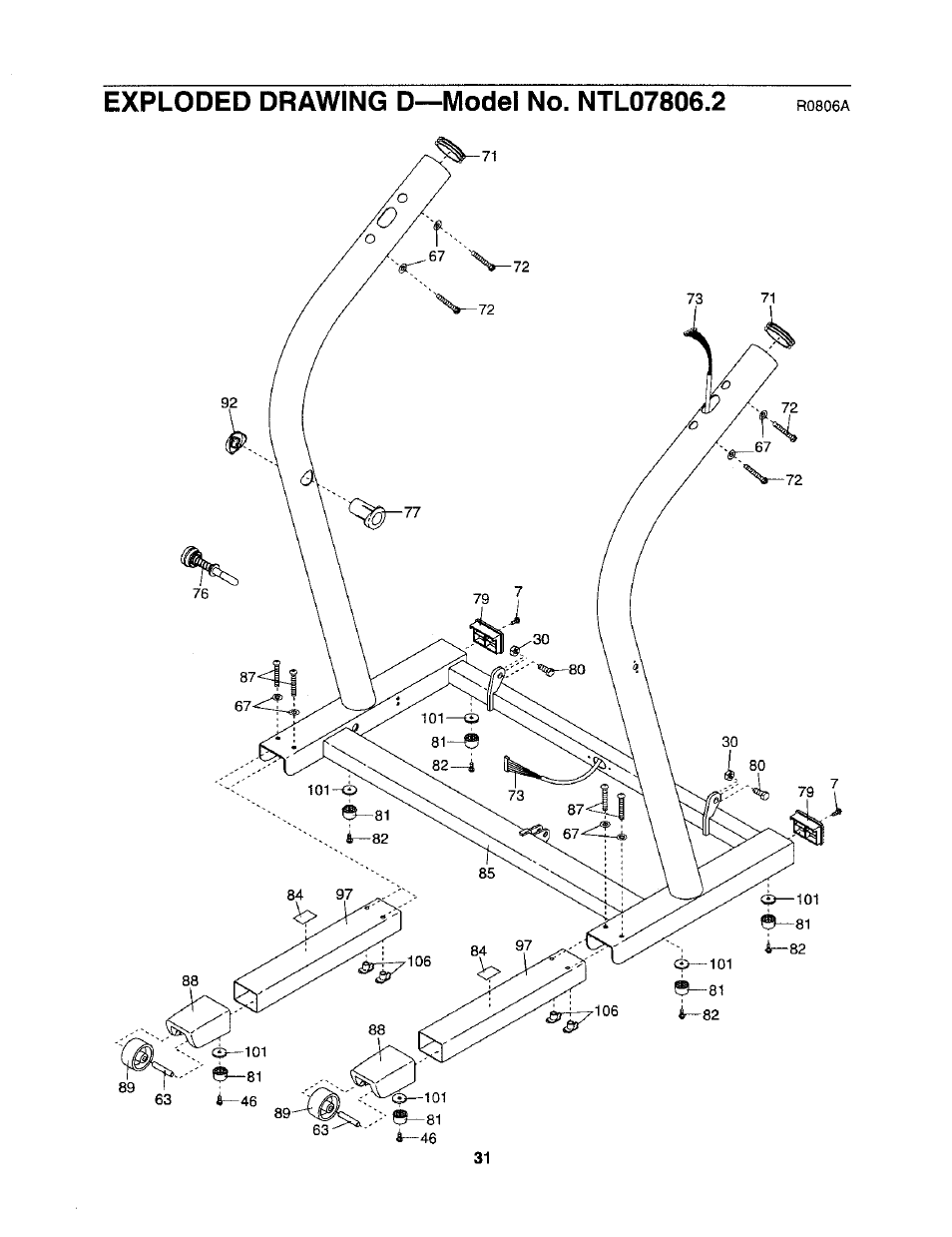 NordicTrack C2255 NTL07806.2 User Manual | Page 31 / 32