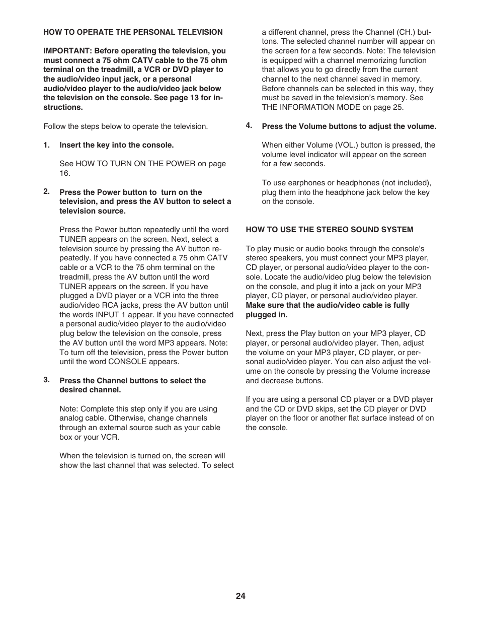 NordicTrack ViewPoint NTL13007.0 User Manual | Page 24 / 40