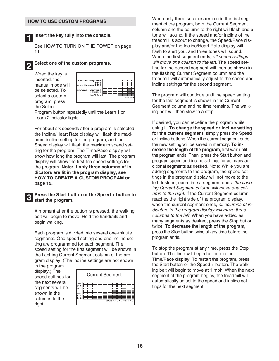 NordicTrack C2300 NTL12944 User Manual | Page 16 / 34