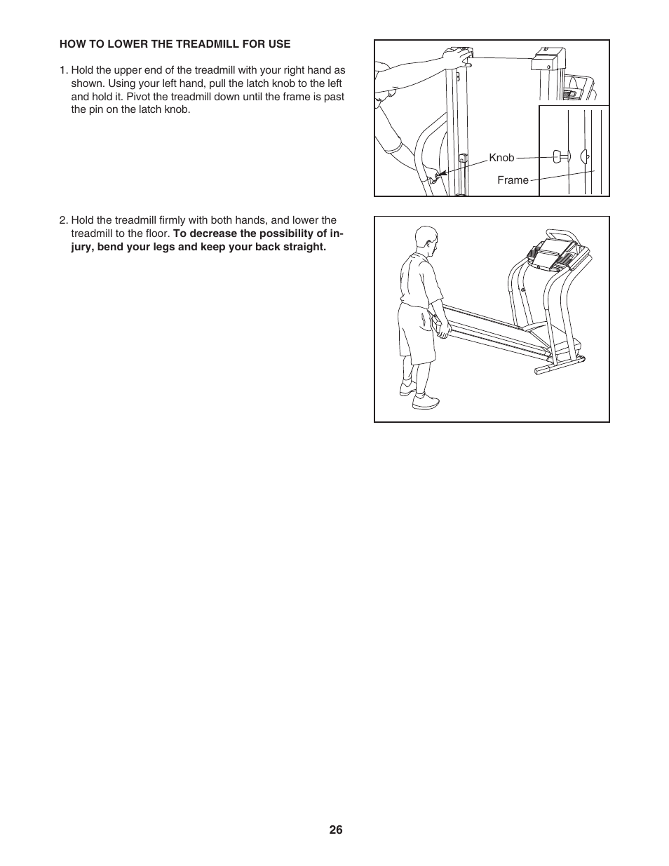 NordicTrack C2300 NTL12944 User Manual | Page 26 / 34