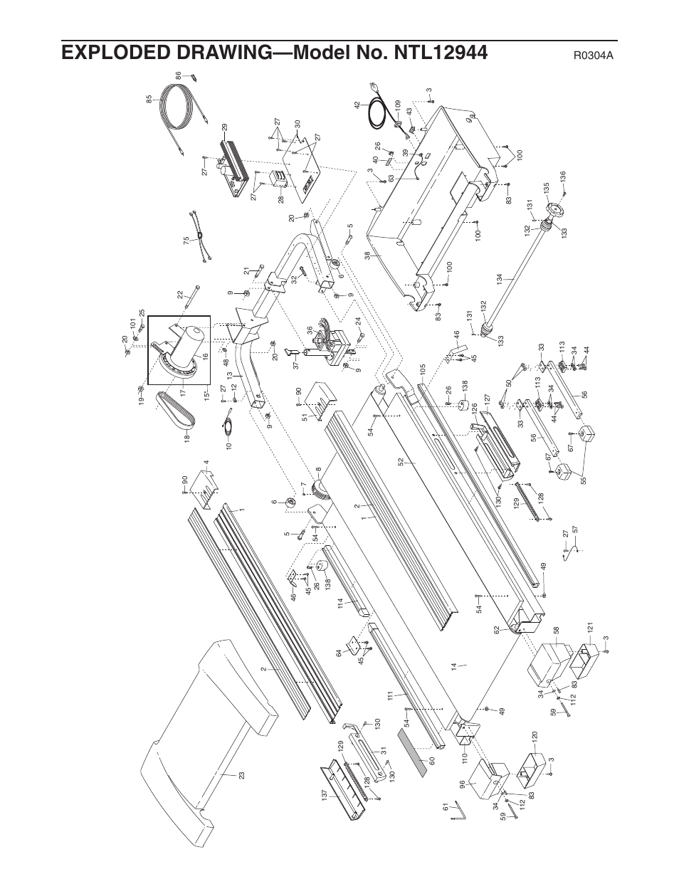 R0304a | NordicTrack C2300 NTL12944 User Manual | Page 32 / 34