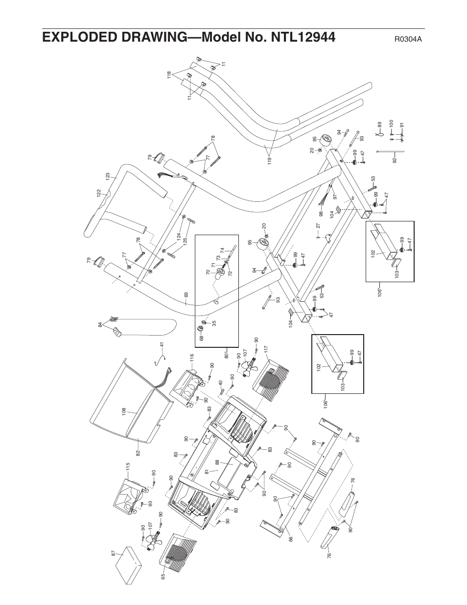 R0304a | NordicTrack C2300 NTL12944 User Manual | Page 33 / 34