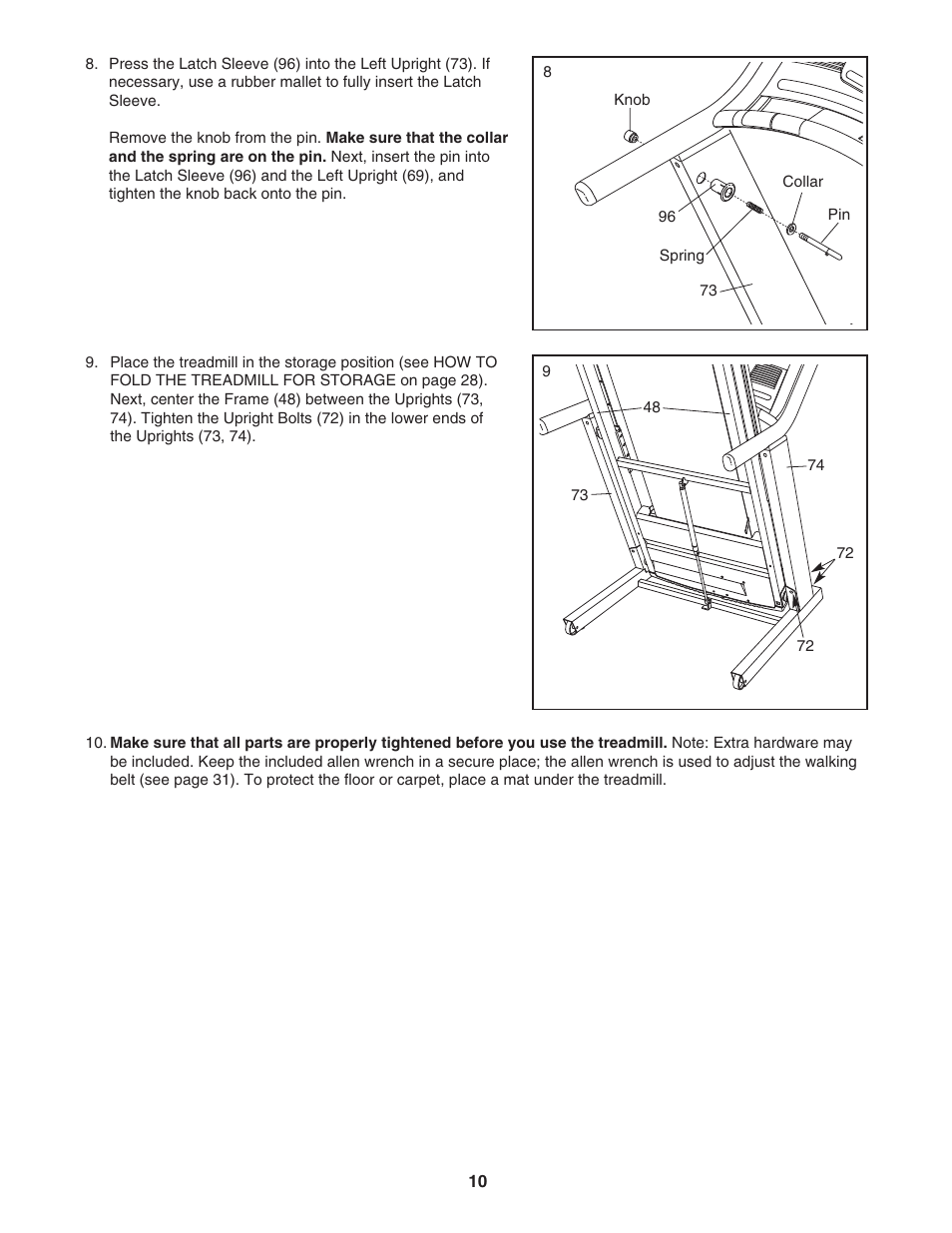 NordicTrack NTL21905.1 User Manual | Page 10 / 38